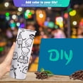 thumbnail image 3 of 16 Pack Sublimation Tumblers Bulk 20oz Straight Skinny Tumbler Blanks for Heat Transfer, Stainless Steel Double Wall Insulated Tumbler with Straws & Shrink Wrap Films, 3 of 7