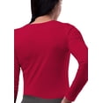 thumbnail image 2 of Sivvan Uniformes Médicos Para Mujer - Camiseta Cómoda De Manga Larga - S8500 - Rojo - Xl, 2 of 5