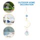 thumbnail image 3 of Adorno de cristal con forma de luna y estrella joyería hecha Wdftyju a mano campanilla de viento para jardín decoración de fiesta, 3 of 7