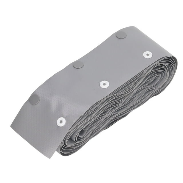 Manchon de Protection pour Câble Ignifuge 15m/590.6 Po, Couvercle de Fil Réutilisable en PVC & Bouton POM pour Câbles d'Alimentation, Protecteur de Cordon Résistant à la Chaleur avec Largeur 60mm, Espacement des Boutons 40mm, 12mm