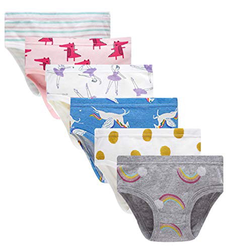 Cadidi Dinos Little Girls Soft Underwear Toddler Baby Panties Kids Briefs 