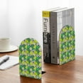 thumbnail image 5 of Susaid Cartoon Koala Bear and Leaf Print Wooden Bookends Decorative Book Ends for Shelves Heavy Books Holder Organizer Non-Slip Desk Book End for Kids Room Office School 1 Pairs, 5 of 8