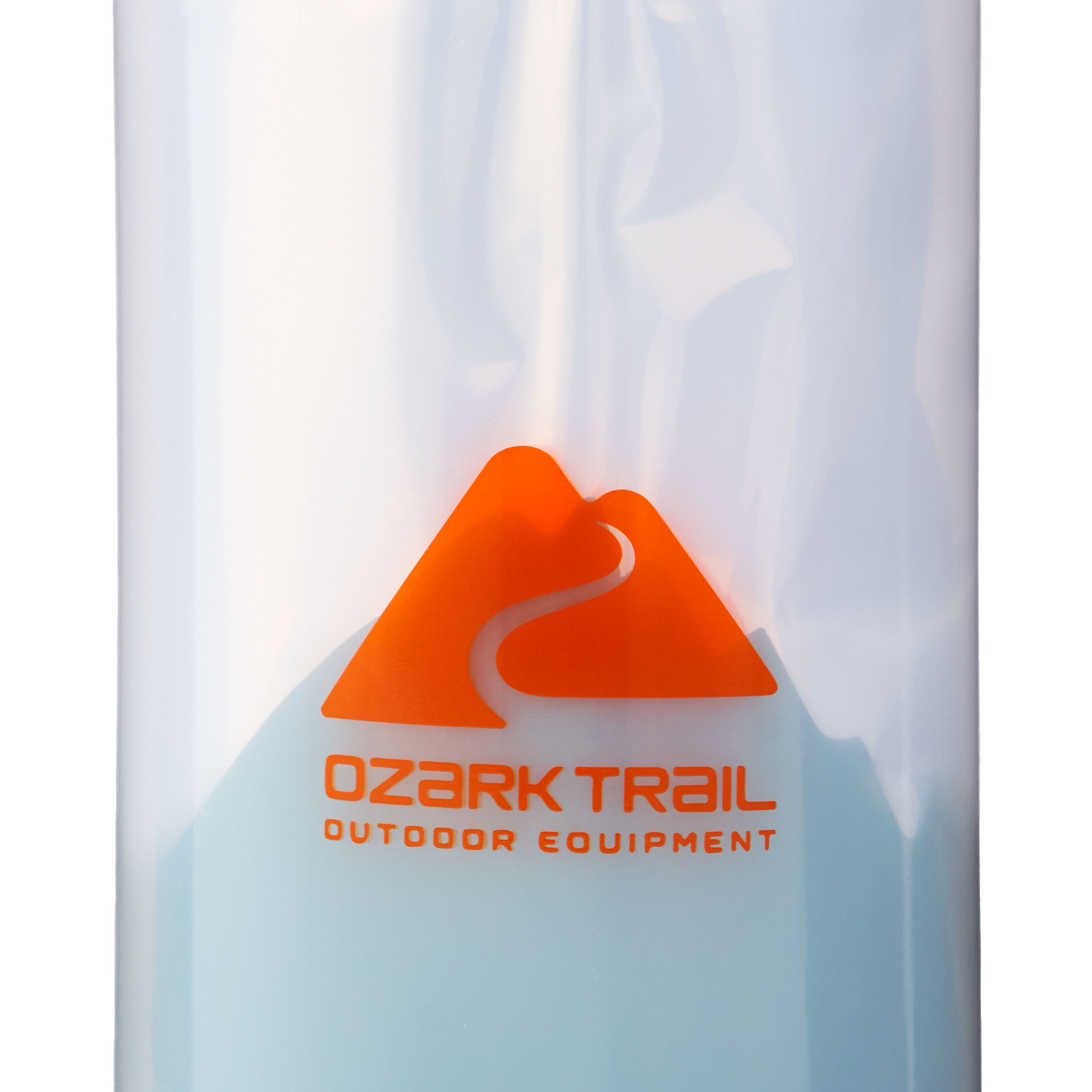 (2 pack) Ozark Trail 22 oz Plastic Insulated Cycling Water Bottle, Black and White