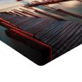 thumbnail image 2 of Ambesonne Lighthouse Fitted Sheet, Clouds Sunset at Sea, Twin XL Size, Multicolor, 2 of 3