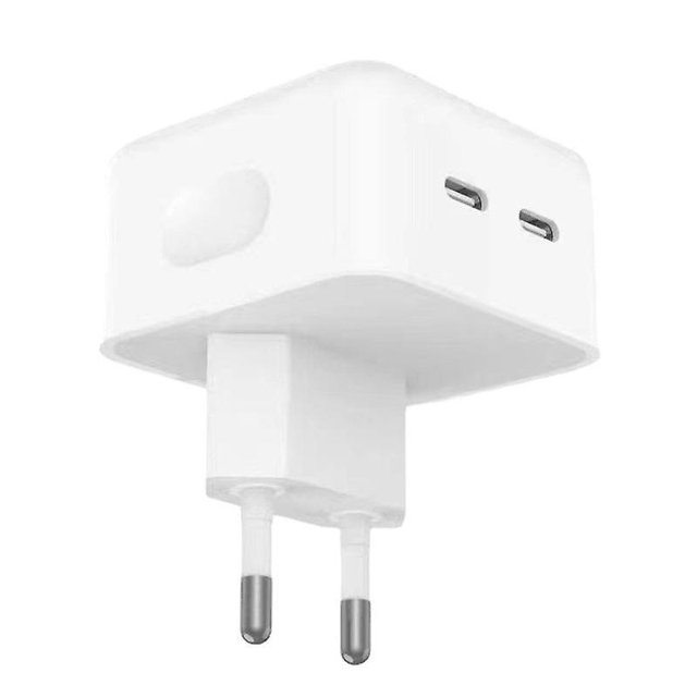 Chargeur Rapide Usb C Pour Iphone, 25w+25wchargeur Usb C Avec Cble , Double Prize De Charge Usb Type C Chargeur Secteur Pour Iphone 14/12/13/11/xs