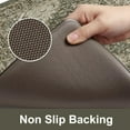 thumbnail image 4 of Anti Fatigue Fall Kitchen Mats, Boho Distressed Kitchen Floor Mats 17"x47"+17"x30", Non Slip Waterproof Kitchen Rugs, Padded Comfort Standing Mats for Laundry, Office, Sink, Desk Orange Multi, 4 of 6