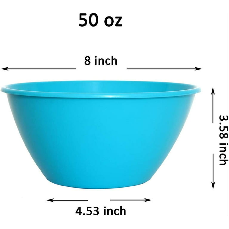 50 Ounce Plastic Bowls Large Cereal Bowls Large Soup Bowls