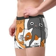 thumbnail image 4 of Bingfone Funny Cats Men'S Underwear - Casual Stretch Boxer Briefs-Small, 4 of 9