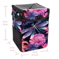 thumbnail image 5 of Dragonfly Mini Trash Can for Car: Foldable, with Lid, Leak-Proof, Hanging Storage Bag - Car Garbage Can, 5 of 6