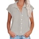 thumbnail image 1 of Camisetas para las Mujeres Casual, Imprimir Cuello Turndown Top de Manga Corta Hecho de 95% Poliéster 5% Spandex para el Uso Diario de Verano, Tops Cortos para las Mujeres, 1 of 5