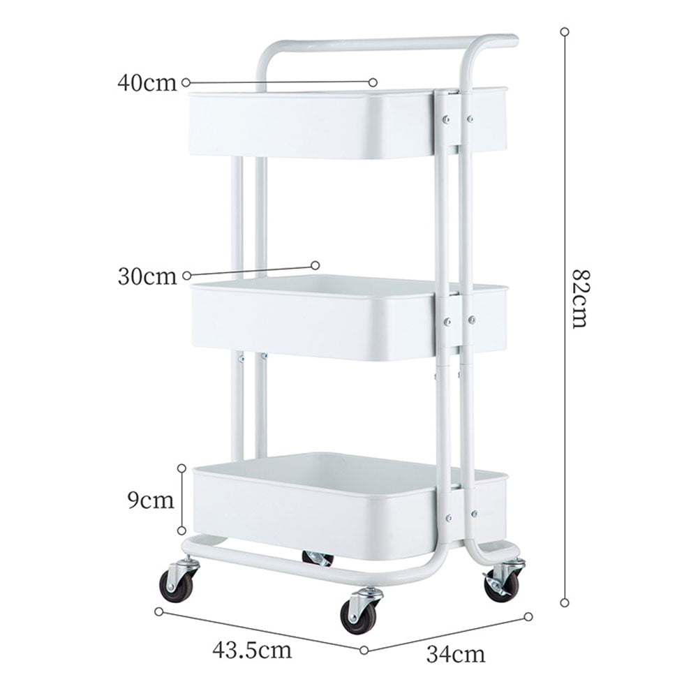 Lowestbest 3-Tier Kitchen Storage Utility Cart, Microwave Oven Stand Storage Cart, Multifunction Storage Cart for Bedroom, Kitchen, Office Lowestbest 3-Tier Kitchen Storage Utility Cart, Microwave Oven Stand Storage Cart, Multifunction Storage Cart for Bedroom, Kitchen, Office