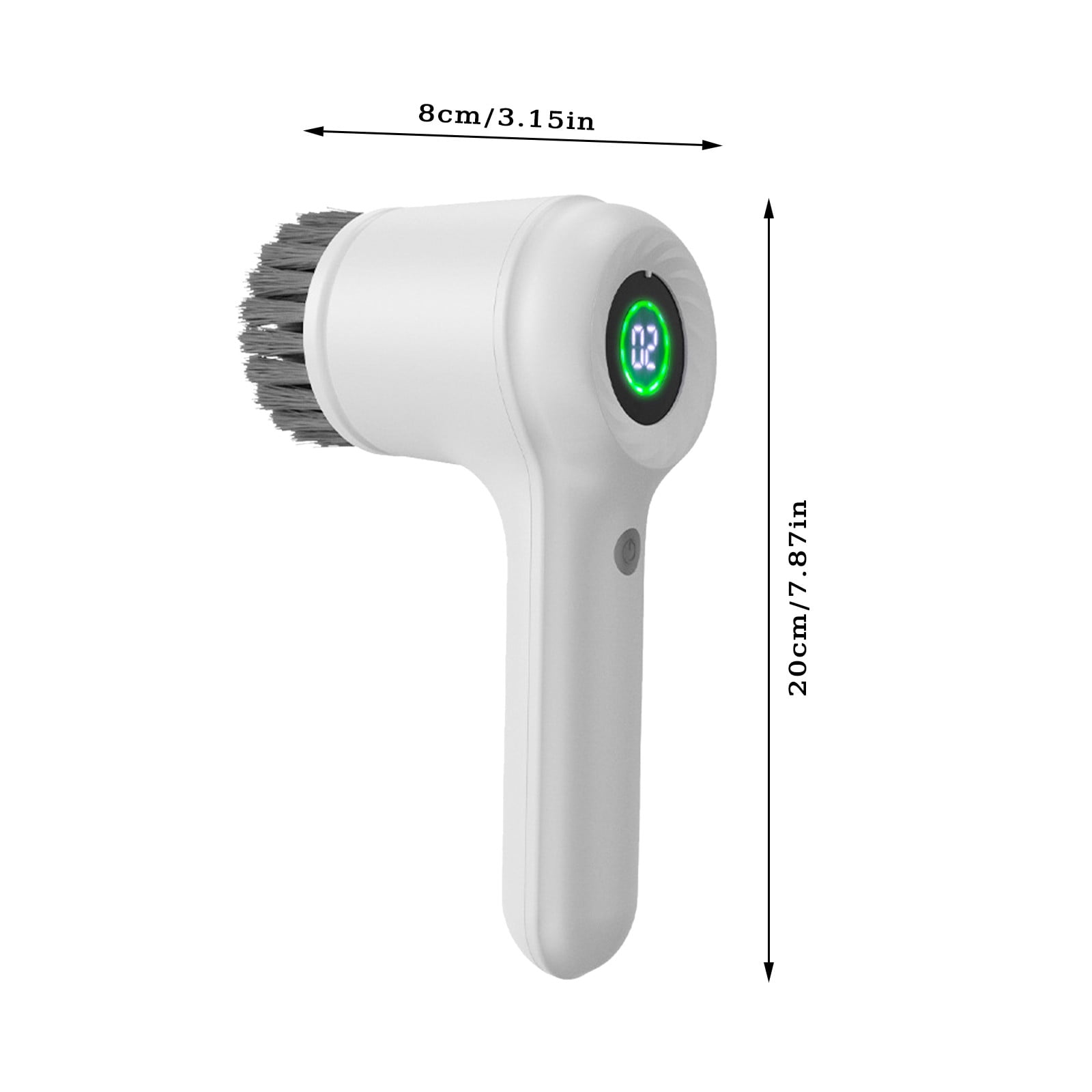 Scrubber Power Scrubber Cordless Shower For Cleaning With LED Display Bathroom Tub Kitchen Stove Tile Grout 5 Brush Heads Dish Soap Kitchen Set Scrub Brush Suction Soap Dispensing Dish Brush with