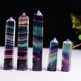 thumbnail image 6 of Blue Sandstone Crystal Natural Colorful Fluorite Quartz Crystal Stone Healing Colorful Crystal Hexagonal Stick Point Clearance! 1Pc Blue Sandstone Crystal 1, Fall Home Decor Relocy, 6 of 9