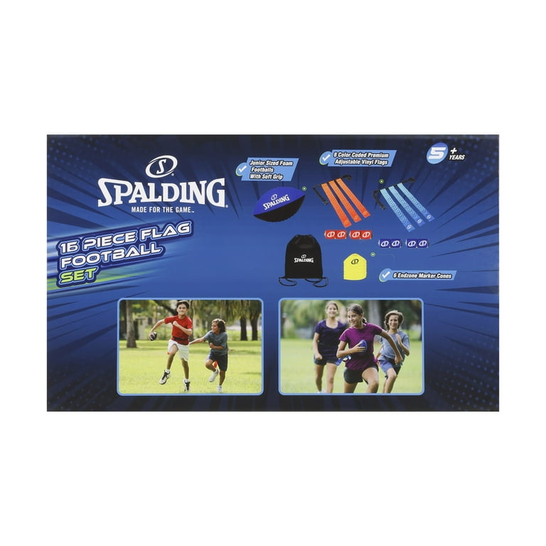 Spalding Football Starter Set with 15-Piece Flag – Complete Kit