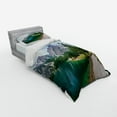 thumbnail image 3 of Ambesonne Landscape Bedding Set 4 Pcs, Lake and Mountains Hiking, Queen, Multicolor, 3 of 3