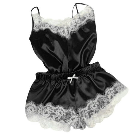 

Pedort Plus Size Lingerie For Women Women Lingerie Set 2 Piece Lace with Bra and Panty Sleepwear(White L)