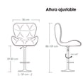 thumbnail image 2 of Silla alta para bar ilios innova geometrico aqua, 2 of 2