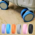 thumbnail image 3 of Baohd Silicone protective cover for luggage wheels, universal, silent, noise reducing, and wear-resistant caster cover, 8 pieces, 3 of 9