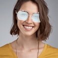 thumbnail image 3 of 1 par de gafas de sol de moda sin montura para fiestas, gafas con forma de manzana, gafas para mujeres y hombres, 3 of 5