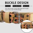 thumbnail image 4 of Pet Products Outdoor Tactical Dog Collar Breathability Nylon Collar Medium and Large Dog Training Neck Collar Dog Traction Rope, 4 of 6