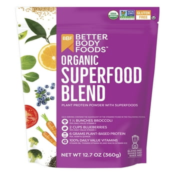BetterBody Foods  Superfood Blend,  Protein Powder,  12.7 oz