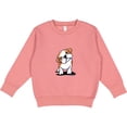 thumbnail image 2 of Inktastic Kiniart Bulldog Puppy Toddler Sweatshirt, 2 of 4