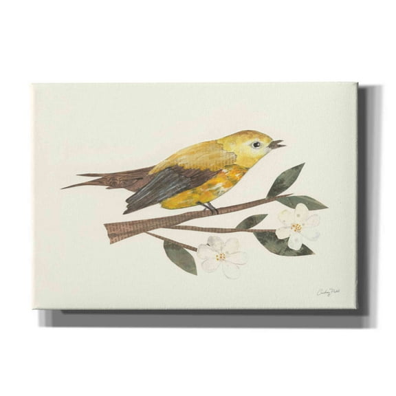 Epic Graffiti 'Birds and Blossoms I' by Courtney Prahl, Canvas Wall Art, 26"x18"