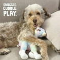 thumbnail image 6 of SnugArooz: Ally the Alpaca - Tie-Dye Rainbow Plush Dog Toy, Squeaks-Crinkles, Pet Multi-Sensory Play, Recycled Material, 5x11" Cuddly Animal Companion, 6 of 9
