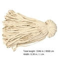 thumbnail image 2 of ELAYARD 1 Roll Flat Cotton Rope Beige for Clothing Line and Crafts Macrame Cord, 2 of 8