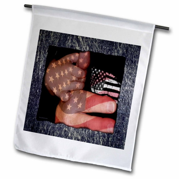 3dRose, Born Free, 12 x 18 inch Garden Flag