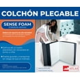 thumbnail image 4 of Colchón Individual Plegable Atlas del descanso incluye estuche Firmeza Media, 4 of 5