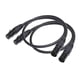thumbnail image 1 of Cable XLR de 3 pines, cable de altavoz balanceado macho a hembra, paquete de 2, 1 of 6