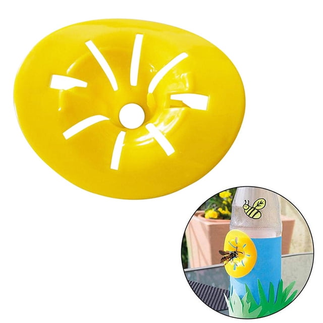 10 piezas de atrapamoscas con forma de flor para jardín, hogar, minitrampa voladora, reutilizable, práctica, para control de plagas al aire libre