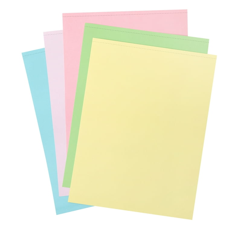 The Paper Company, P62502, Pastel Cardstock Value Pack, 8-1/2 by 11 (50 Sheets)