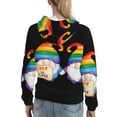 thumbnail image 7 of Cauagu Happy Pride Gnome for Women's Hooded Sweatshirts Pullover Hoodie for Women Fall Workout Sweat Long Sleeve Preppy Sweatshirts-X-Large, 7 of 7