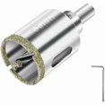 thumbnail image 1 of Diamond Hole Saw 35 mm - Diamond Drill Bit with Central Guide Drill Bit - Tile Hole Saw with Diamond Surface Coating for Cutting Glass, Tiles, Ceramic, 1 of 5