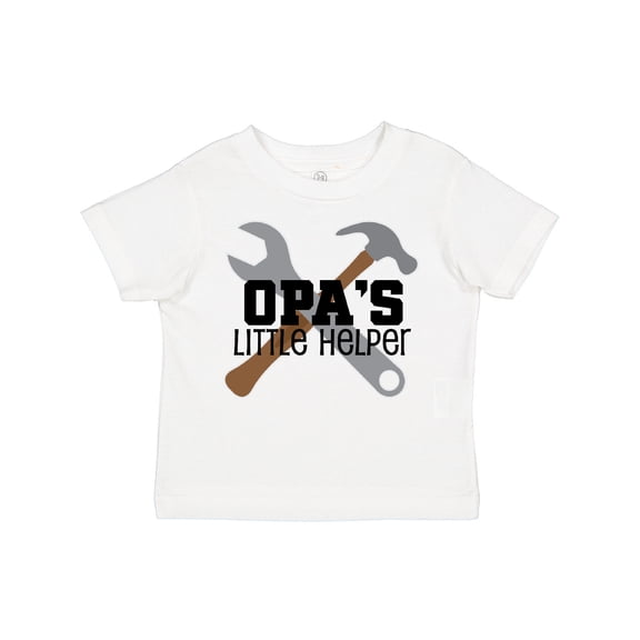 Inktastic Opa Little Helper Grandkid Boys Toddler T-Shirt