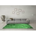 thumbnail image 3 of Ahgly Company Indoor Rectangle Oriental Emerald Green Industrial Area Rugs, 2' x 3', 3 of 4