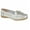 Silver, variant on Boulevard Womens Action Leather Tassle Loafers