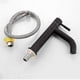 thumbnail image 1 of Single Cold Water Faucet for Bathroom Countertop in Stainless Steel with Low Elbow and Tube, 1 of 4