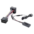 thumbnail image 2 of ZHIMAO Bluetooth-compatible Music Audio Adapter Microphone Cable For BMW E46 With 10pin Aux Auxiliary Part 12V With Microphone, 2 of 7