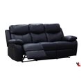 thumbnail image 3 of Levoluxe Ensemble de Canapé Inclinable 2 Pcs avec Coussin et Causeuse en Cuir (Gris), 3 of 21