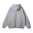 thumbnail image 3 of Yaoyar Workout Hoodies Male Big And Tall Casual Solid Hoodies Sleeve Full Zipper With Pocket Hooded Blouse Loose,Gray,4XL, 3 of 3