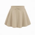 thumbnail image 6 of mgoYE Toddler Girl Skirt Girls Skirts Kids Casual Skorts Toddler Athletic Uniform Skirts(Khaki,3-4 Years), 6 of 6