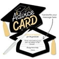 thumbnail image 2 of Big Dot of Happiness Goodbye High School, Hello College - Grad Cap Wish Card Graduation Party Activities - Shaped Advice Cards Game - Set of 20, 2 of 5