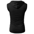 thumbnail image 4 of H2H Men's Casual Comfortable Fit Hoodie Tank Tops Sleeveless Active Summer Shirts (CMTTK028), 4 of 6