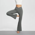 thumbnail image 6 of weskinke Women Leggings High Waist Stretchy Yoga Workout Causal Trendy Pants With Pockets, 6 of 8