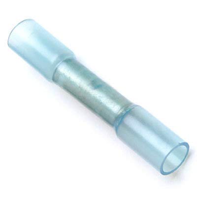Denco Butt Connector, Heat Shrink, Blue, 16-14, 1000 Pieces