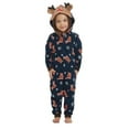 thumbnail image 3 of Morttic Christmas Family Matching Jumpsuits One-Piece Hooded Zipper Romper for Baby Kids Adults Pajamas, 3 of 7