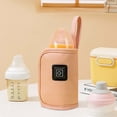 thumbnail image 3 of USB Bottle Warmer Heater, Portable Insulation Sleeve for Milk & Beverages, 24H Constant Temperature, USB Powered for Car & Home Use, Gift for New Parents(Pink), 3 of 6